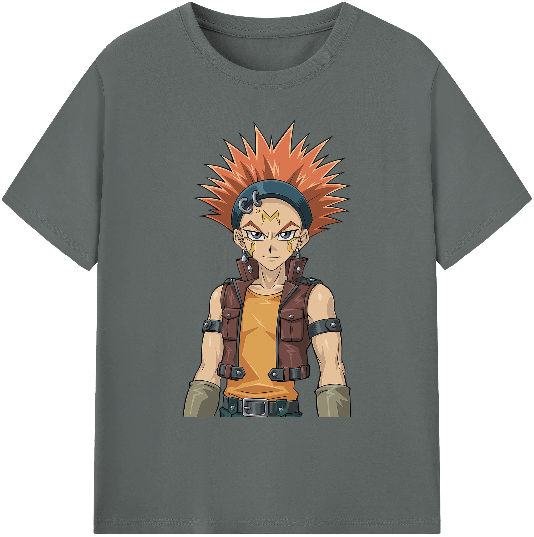 （画像用） 遊☆戯☆王 Yu-Gi-Oh! 綿100％ メンズ半袖Tシャツ｜肌触りやわらか＆通気性